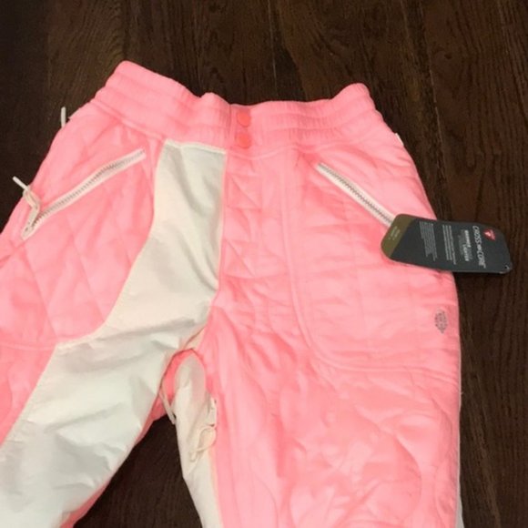 Free People Movement Pants Pink Landscape View Ski Waterproof Pants - Picture 7 of 9